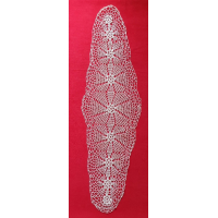 Ovaal handgemaakt kanten kleedje